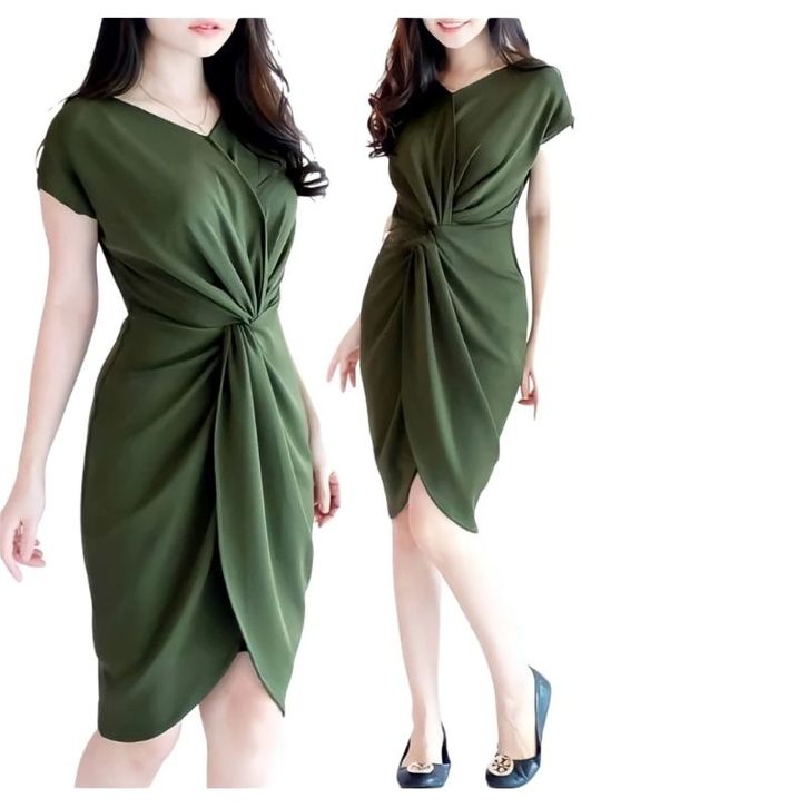 Dress Wanita Elegan Premium